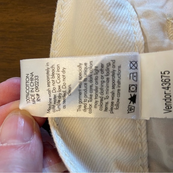 PacSun Women's Color Block Straight Leg Jeans High Rise - Beige and Tan 24 Waist - Picture 11 of 14